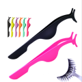 Multicolor False Eyelash Curler Makeup Tool Eyelash Extension Tweezers Private Label